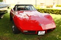 Vintage Car 1973 Chevrolet Stingray Corvette Royalty Free Stock Photo